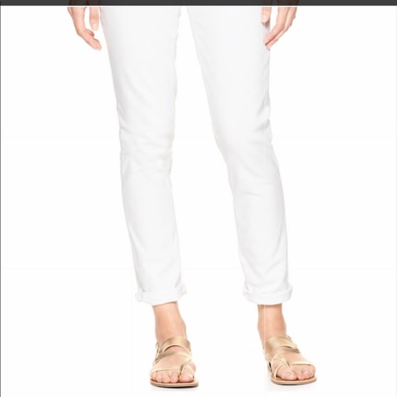 Gap tall girlfriend white jeans - Picture 4 of 6